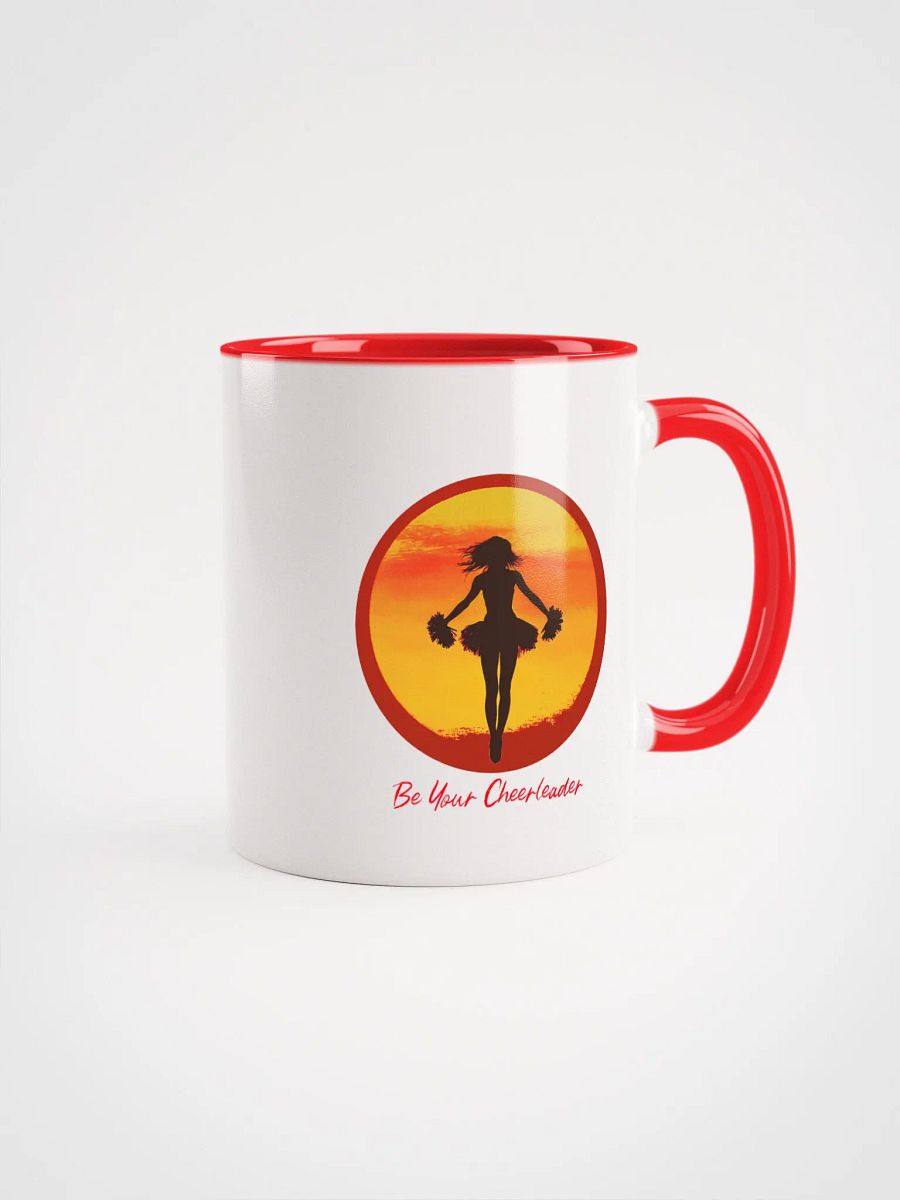 "Be Your Cheerleader" Red and White Mug product image (2)