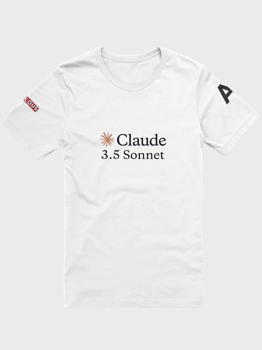 The Claude 3.5 Sonnet T-Shirt (ultrasoft unisex) product image (4)