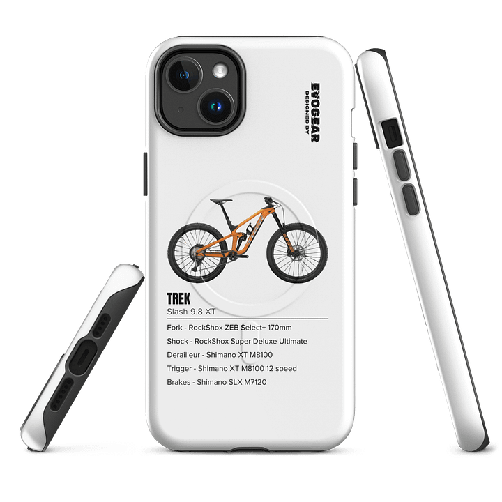 White TREK Slash 9.8 XT iPhone MagSafe Case 2.0 product image (2)