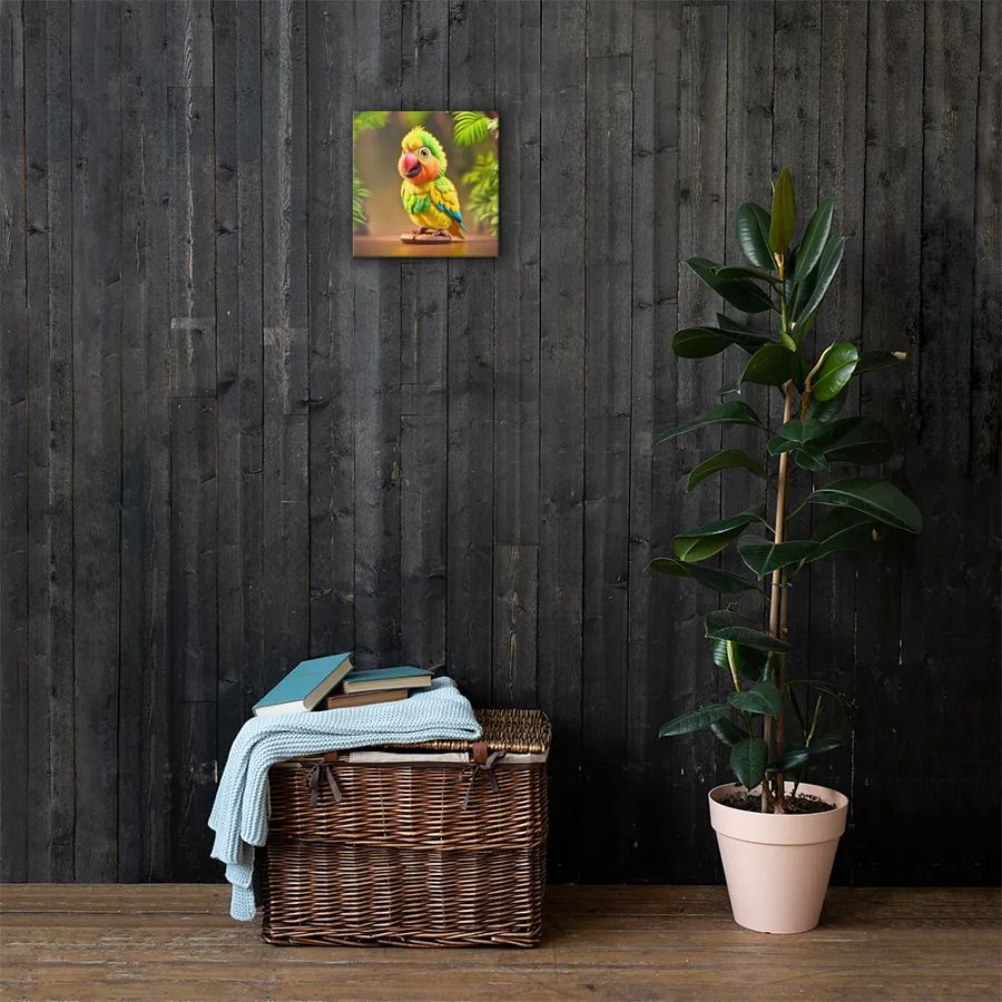 Endangered Species - Mexico - Yellow-headed Parrot Canvas Art product image (4)