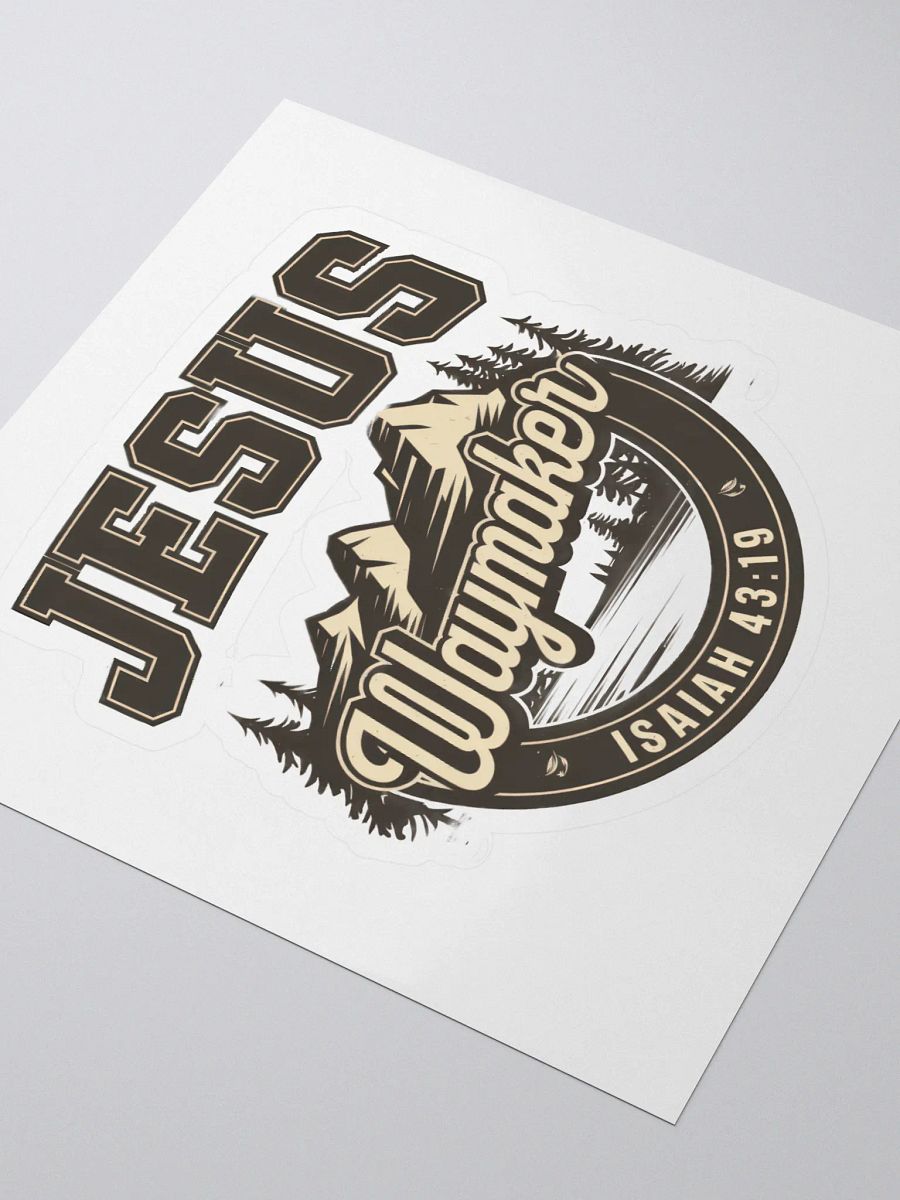 JESUS the Waymaker sticker product image (3)