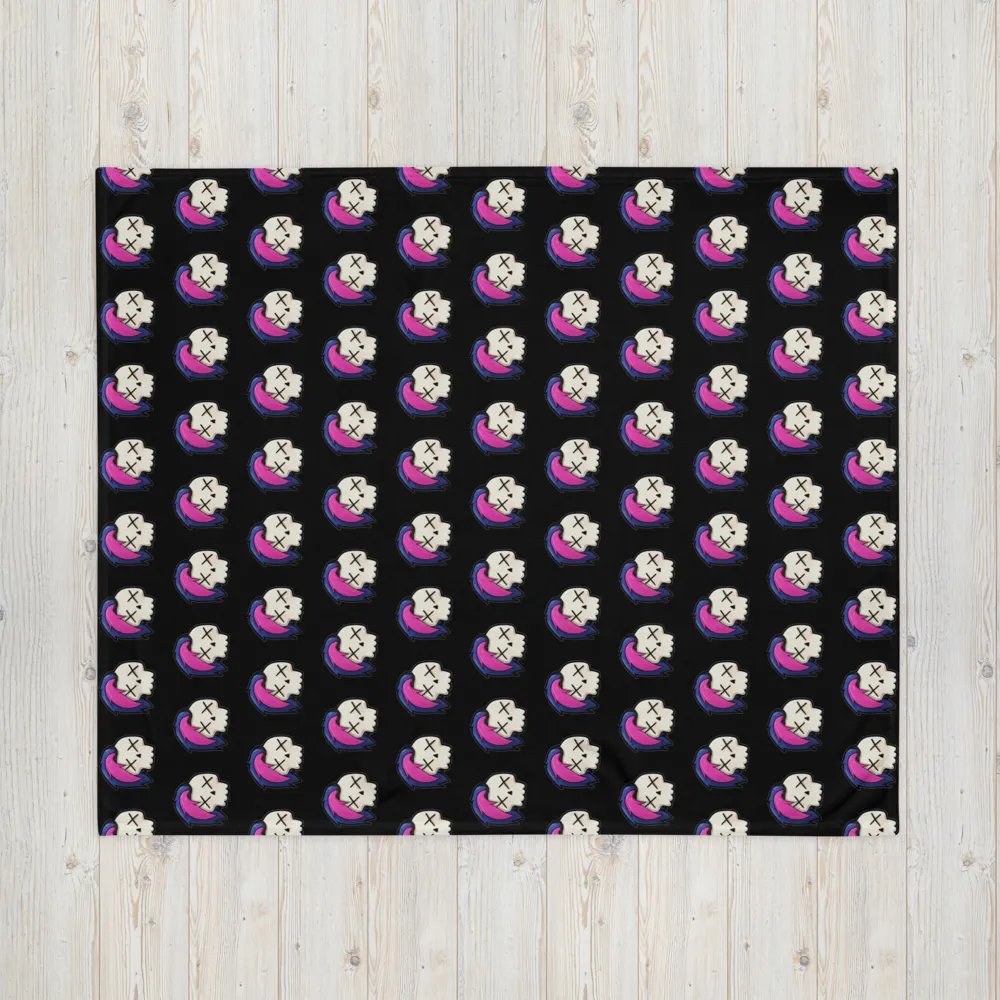 Hybrid Skull Throw Blanket product image (4)