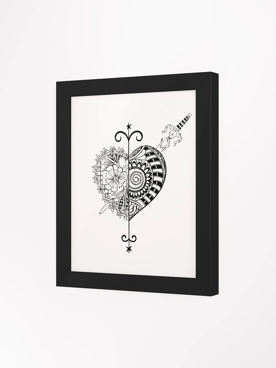 Frame with Erzulie Danthor vèvè product image (3)