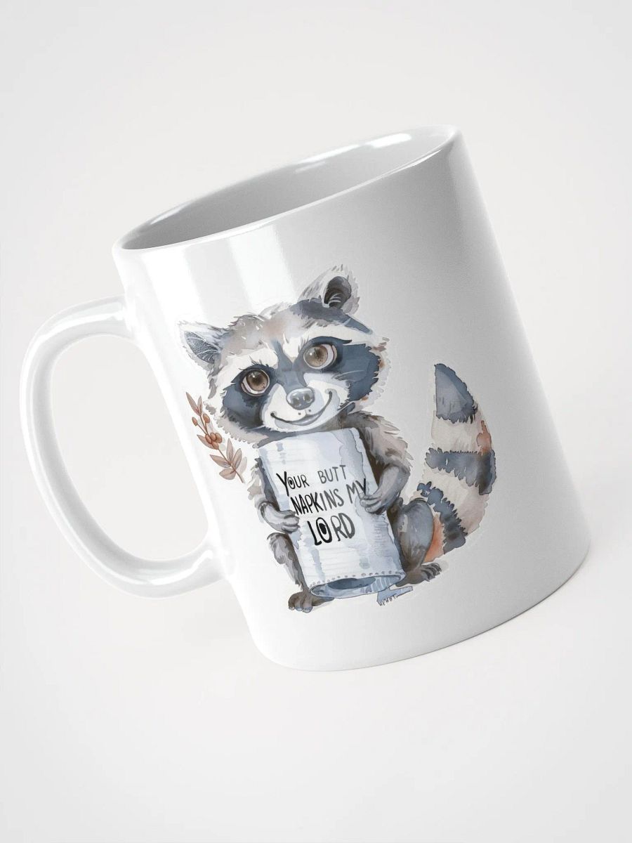Playful Raccoon Butt Napkins Mug product image (11)