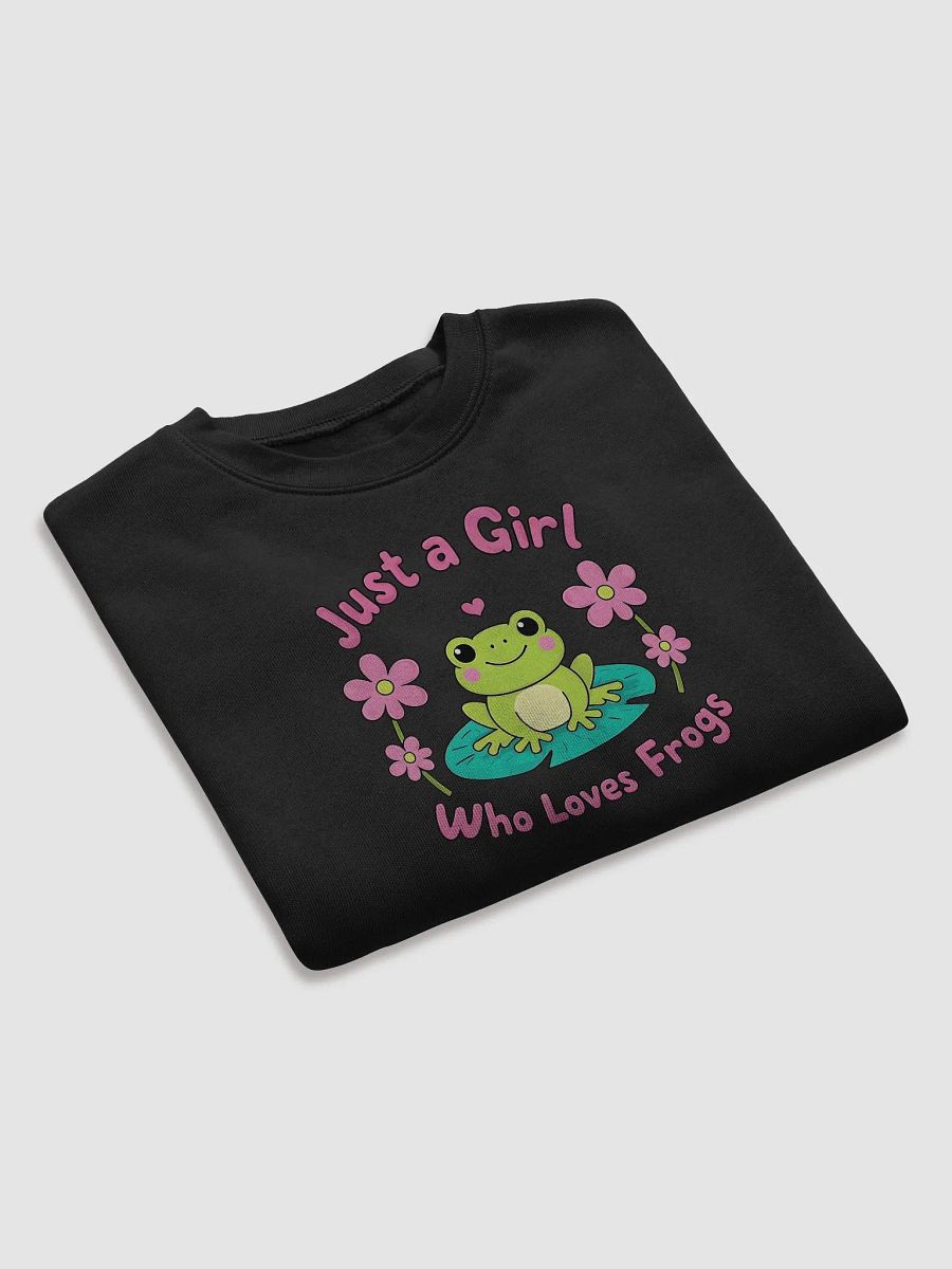 Frog Love Fleece Crop Sweatshirt Bella+Canvas (Women's) product image (7)