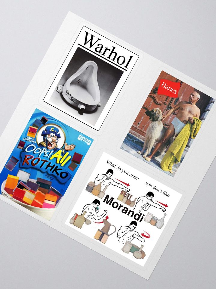 Art History sticker set product image (1)