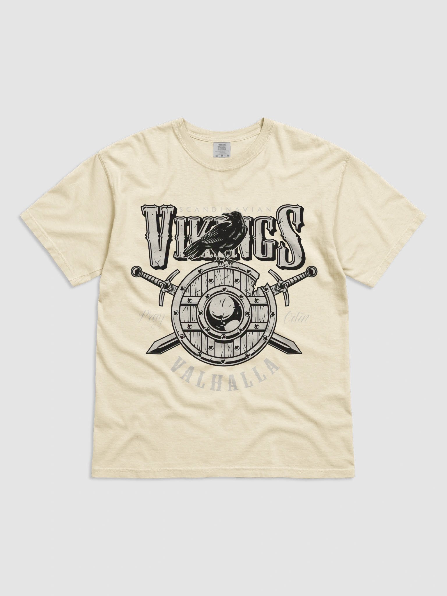 Nordic Raven Shield Unisex T-Shirt product image (33)