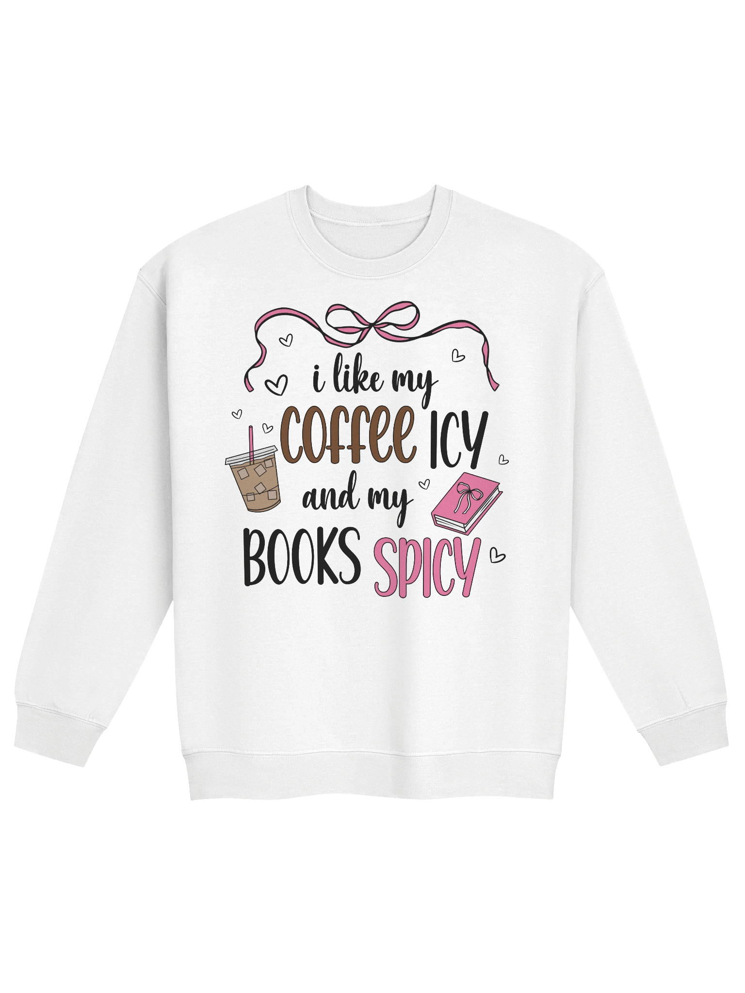 'Icy Coffee & Spicy Books' Sweatshirt product image (45)