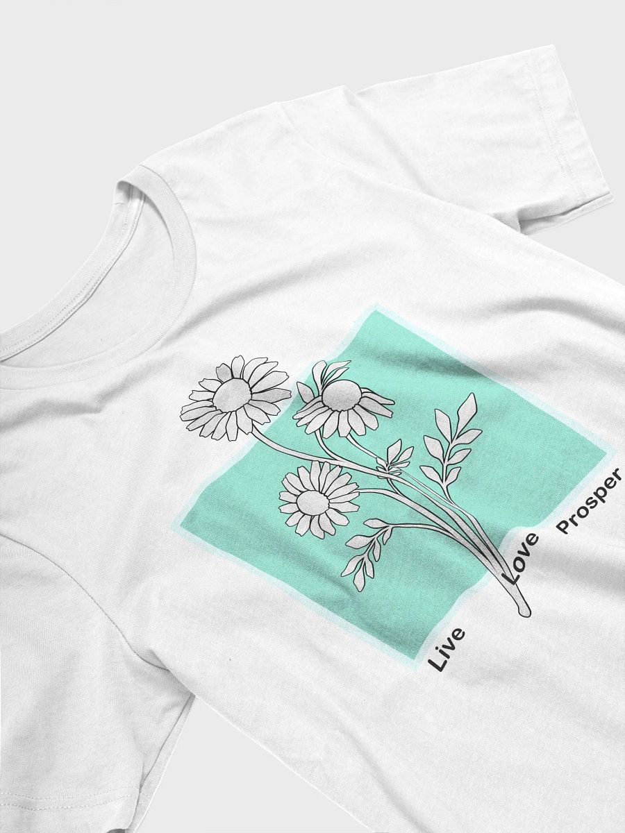 Live Love Prosper T- Shirt | Daisy Outline T-Shirt product image (4)
