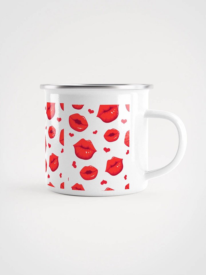 Pucker Up Enamel Mug product image (1)