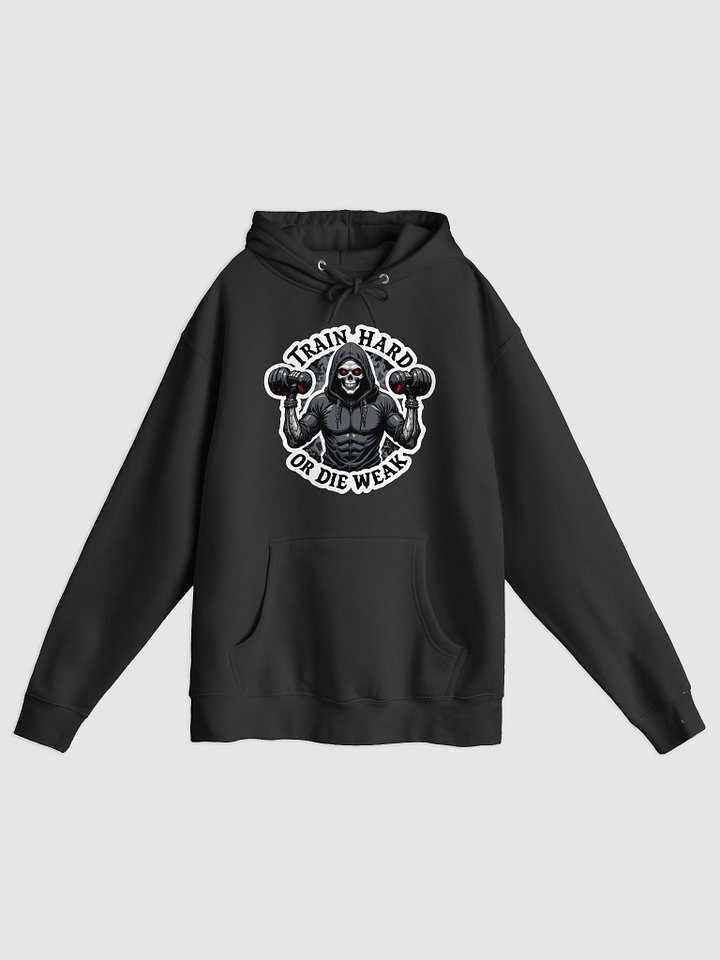 Glowing-Eyed Skeleton Strength Hoodie product image (1)