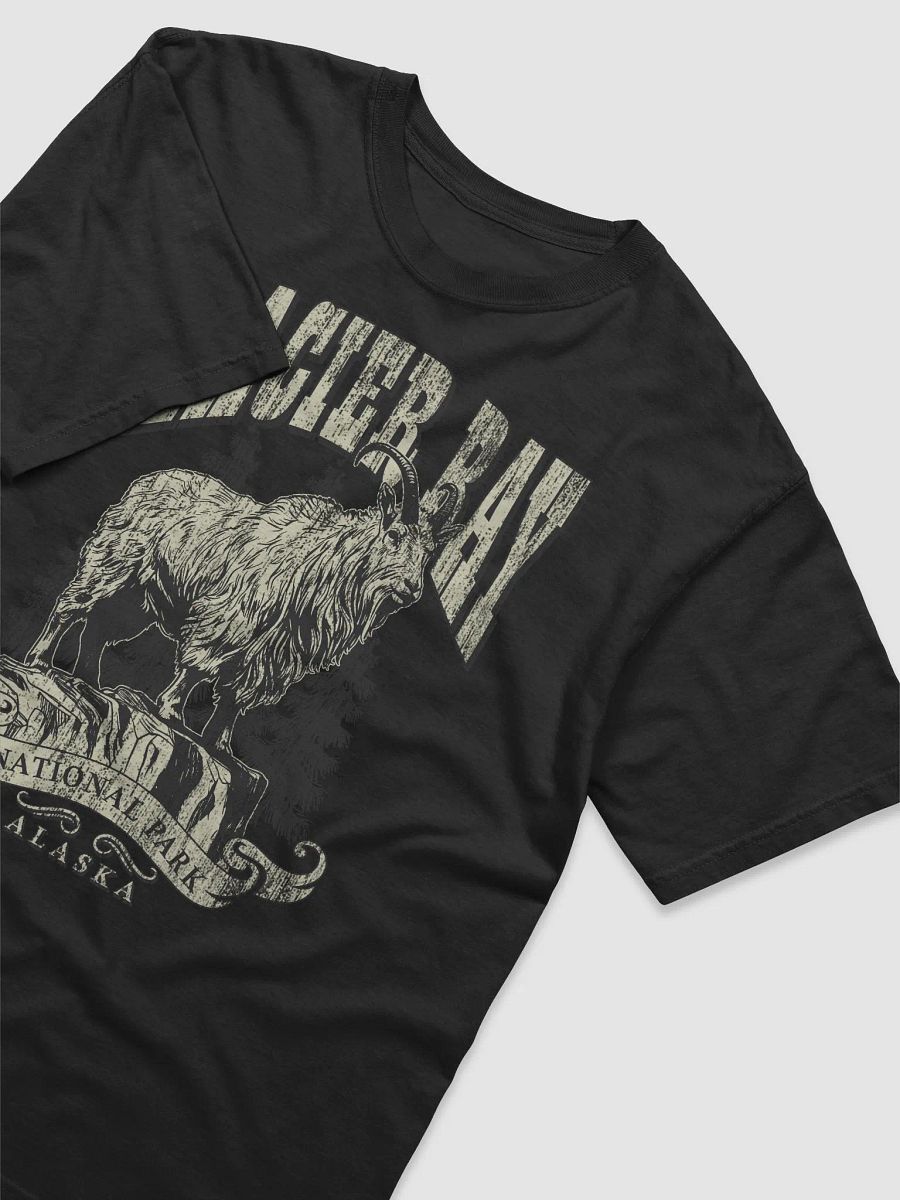 Glacier Bay National Park, Alaska Tee | Vintage-Style Grunge Western Shirt of a Mountain Goat product image (3)