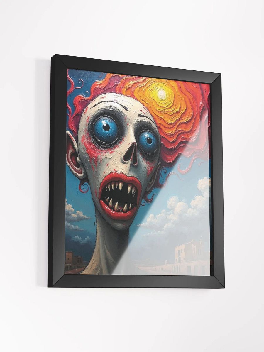 Fiery Sun Surreal Framed Print product image (16)
