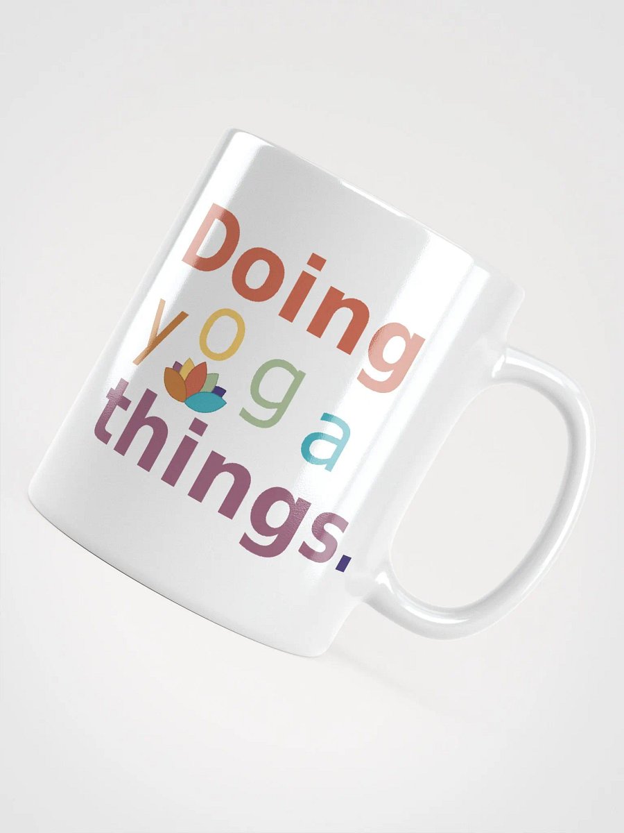 Doing Yoga Things Ceramic Mug product image (8)