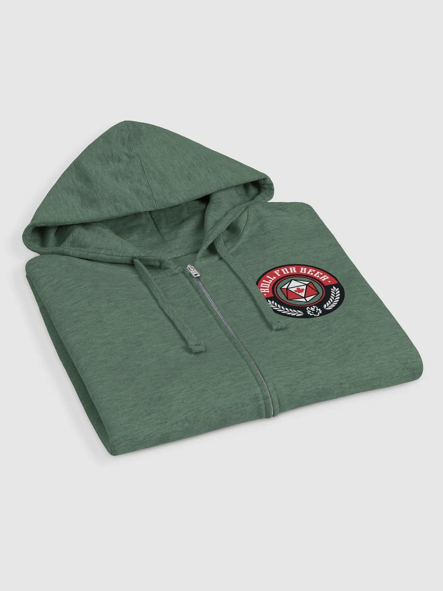 Roll For Beer Zip-Up Hoodie product image (15)