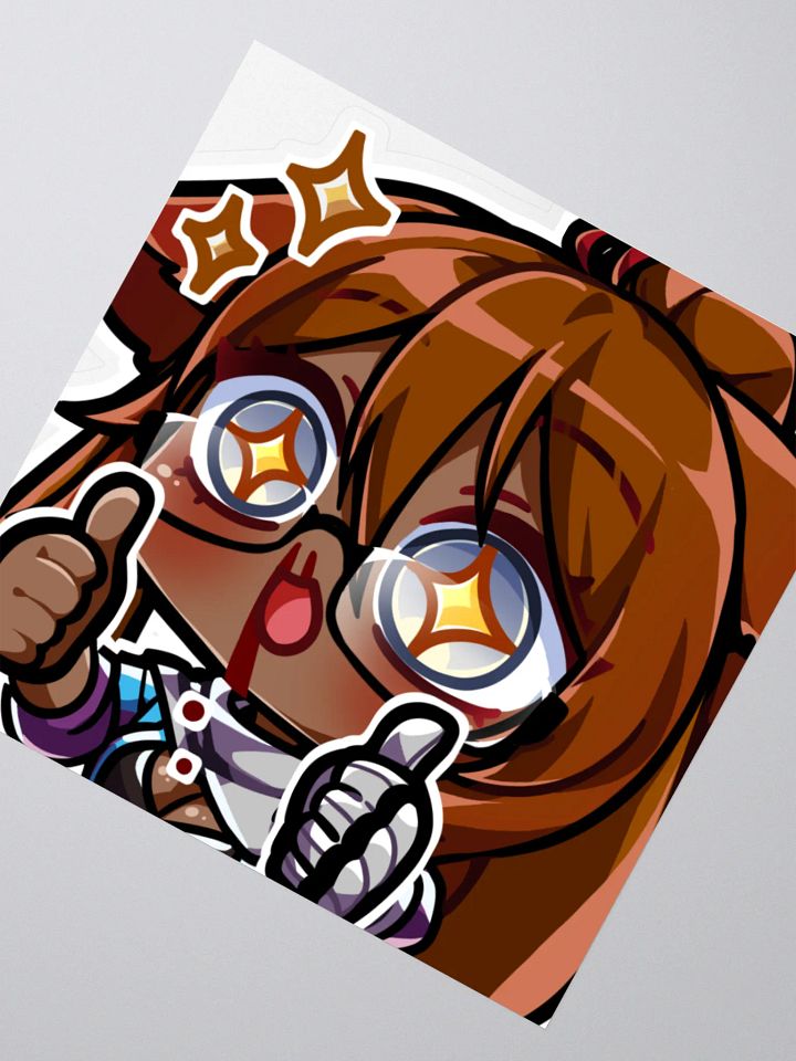 JPAG_Grey Gracidea Nice emote sticker product image (2)