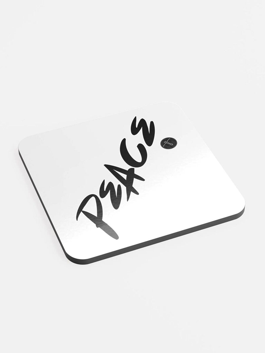 Peace - Keep It Simple - Glossed Cork Coaster product image (3)