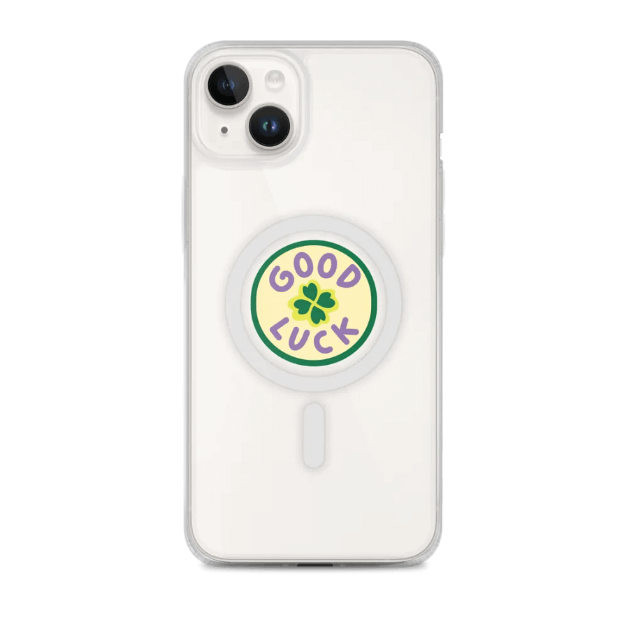 Lucky Clover MagSafe® Clear iPhone® Case product image (1)