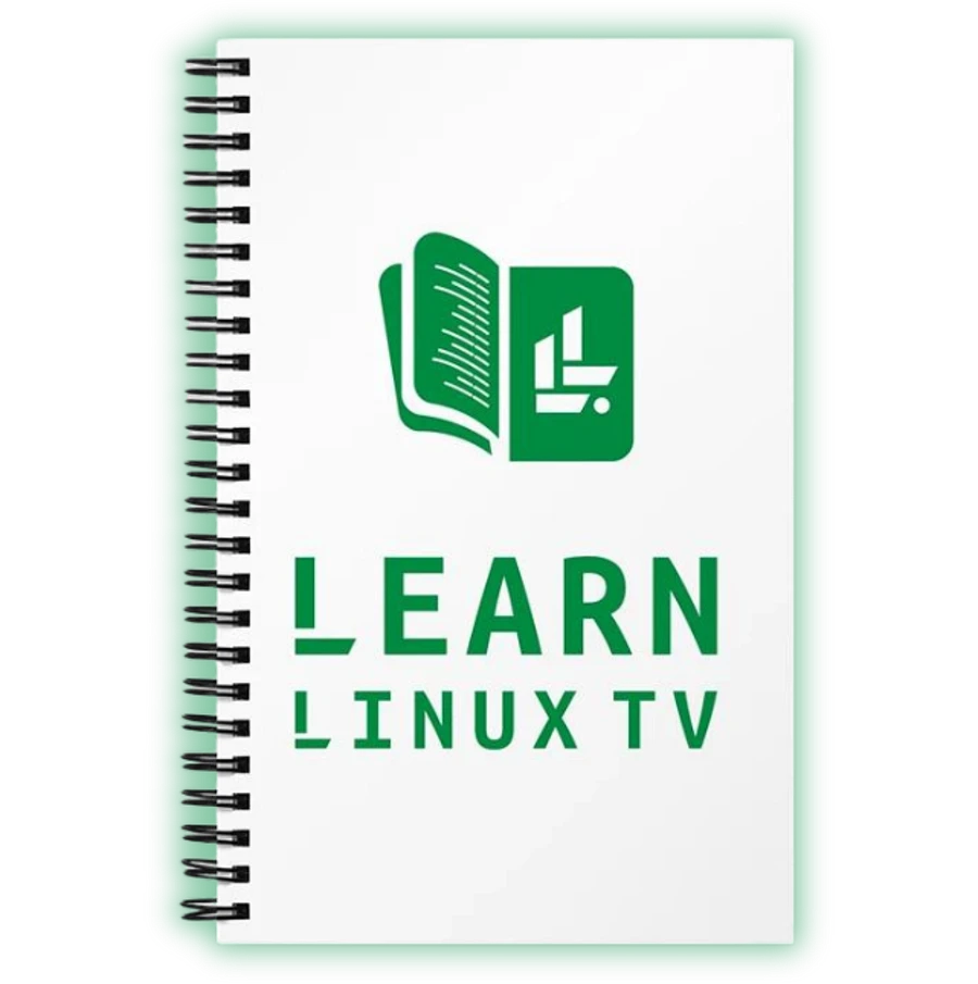 Learn Linux TV Spiral notebook product image (1)