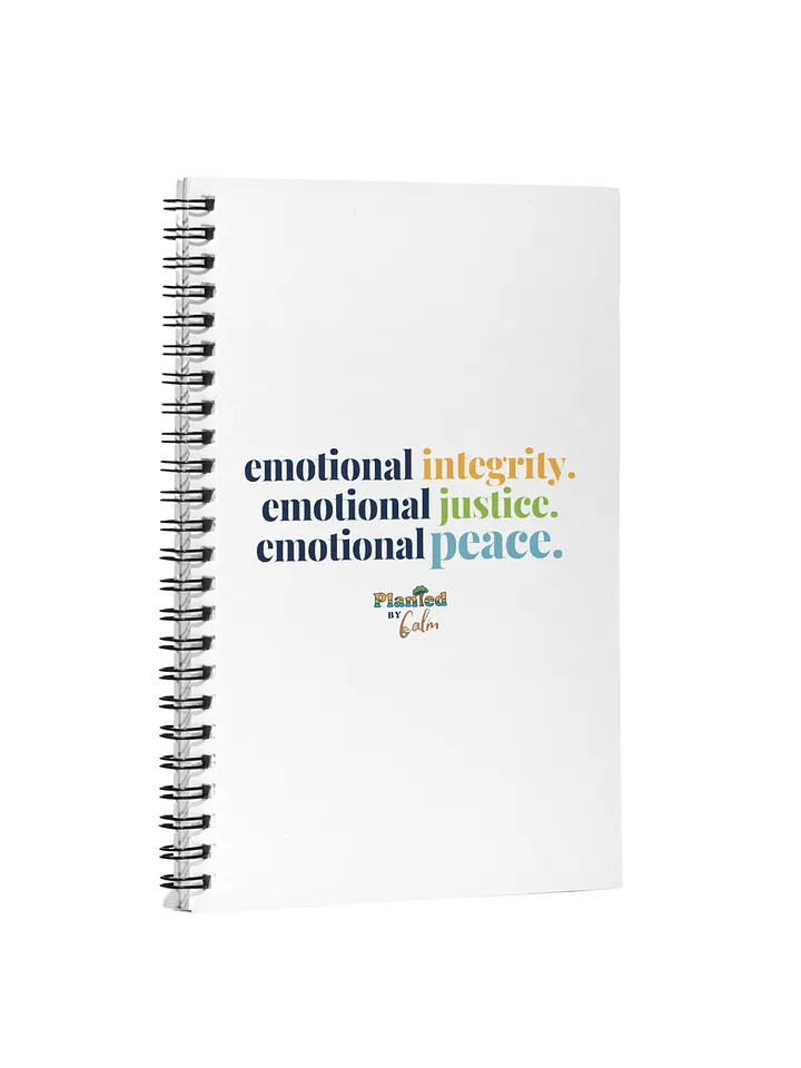 Official Planted By Calm | Calm Keepers Dot Spiral Notebook (Style 1 - Clouds) product image (1)