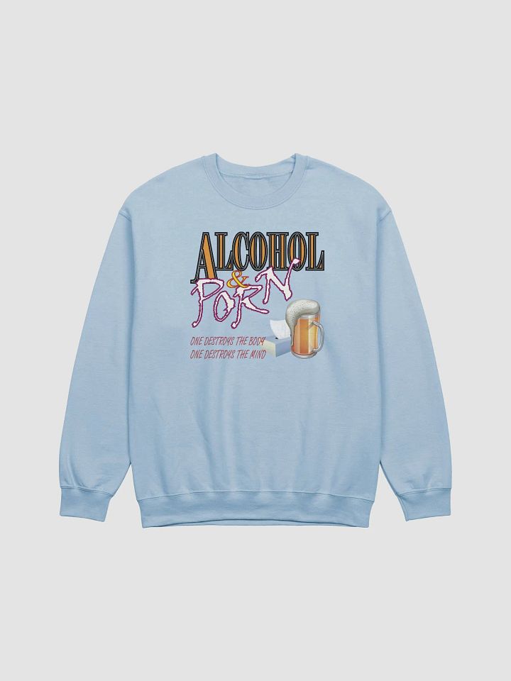 Alcohol & Porn - Gildan Classic Crewneck Sweatshirt product image (2)