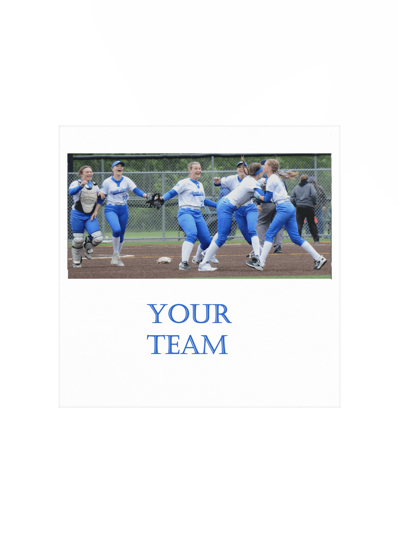 Your team - print / poster example product image (1)