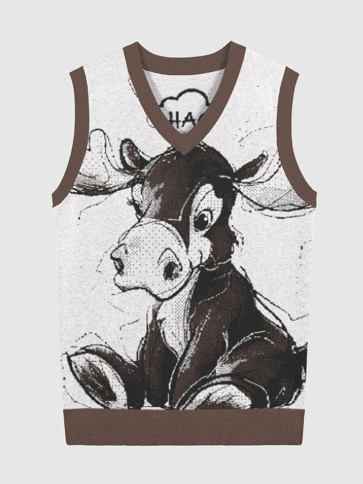 My Moose-Knitted V-Neck Vest product image (1)