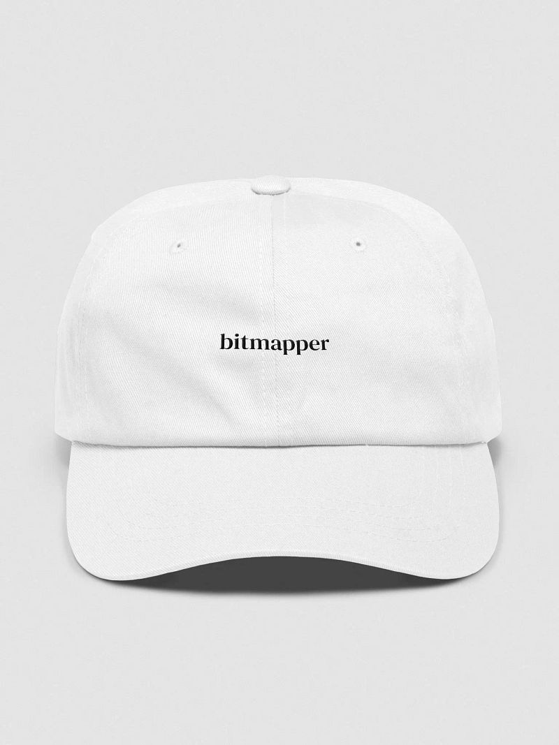 bitmapper Dad Hat White
