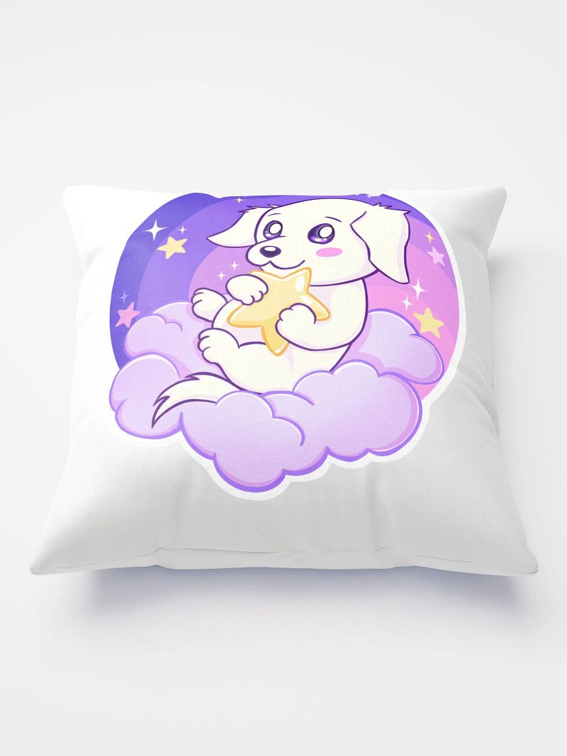 Starry Cloud/Moon Logo Pillow