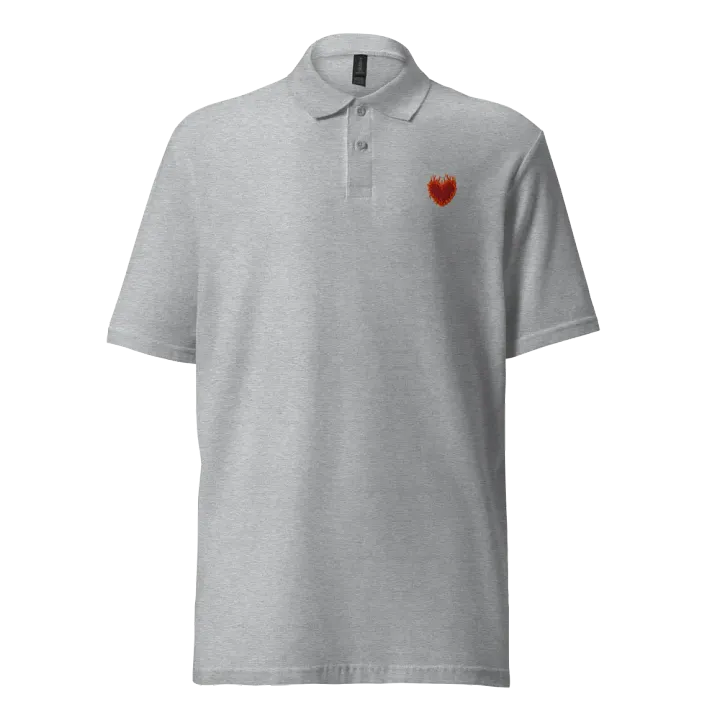 SnugglesCat Flaming Heart Logo | Embroidered Polo product image (2)