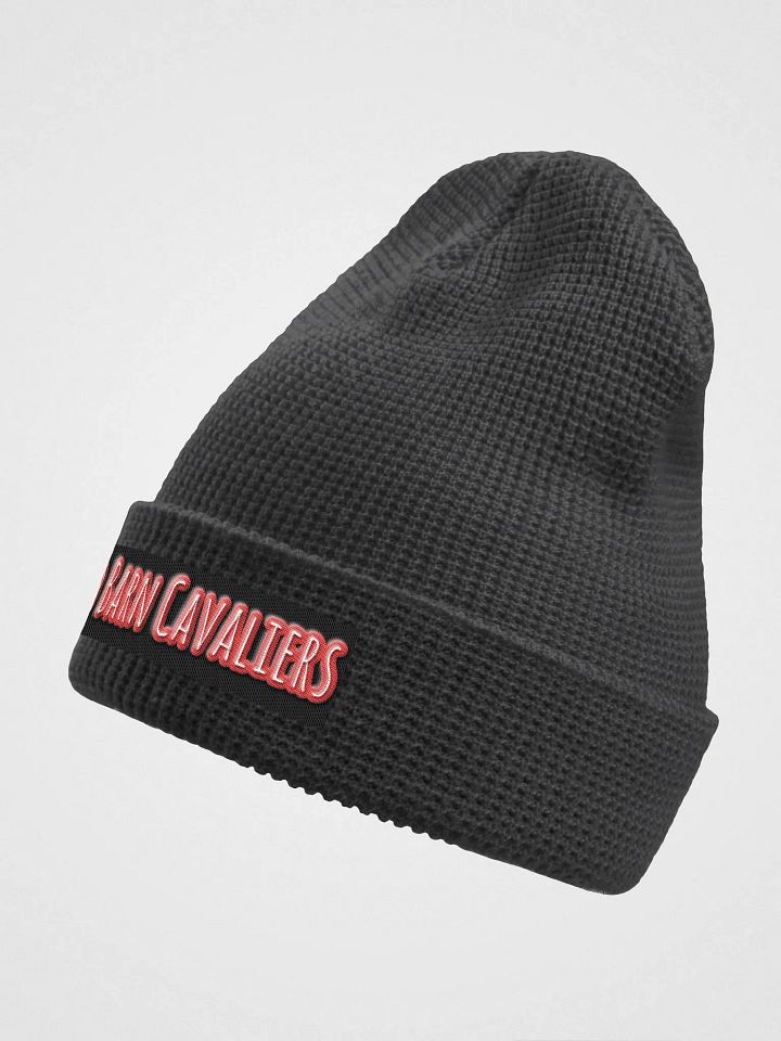 Embroidered Red Barn Cavaliers Waffle Beanie by Richardson product image (2)