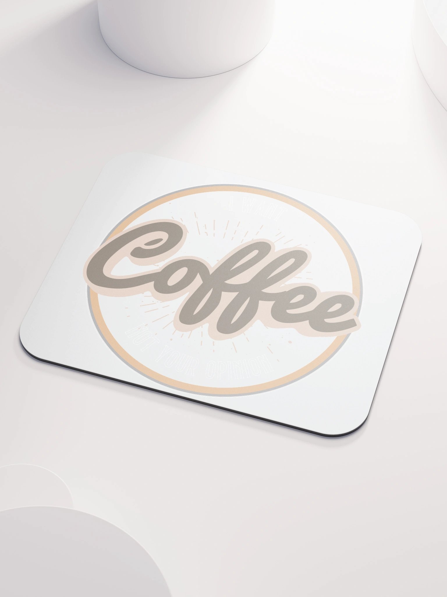 Coffee Circle Mouse Pad product image (3)