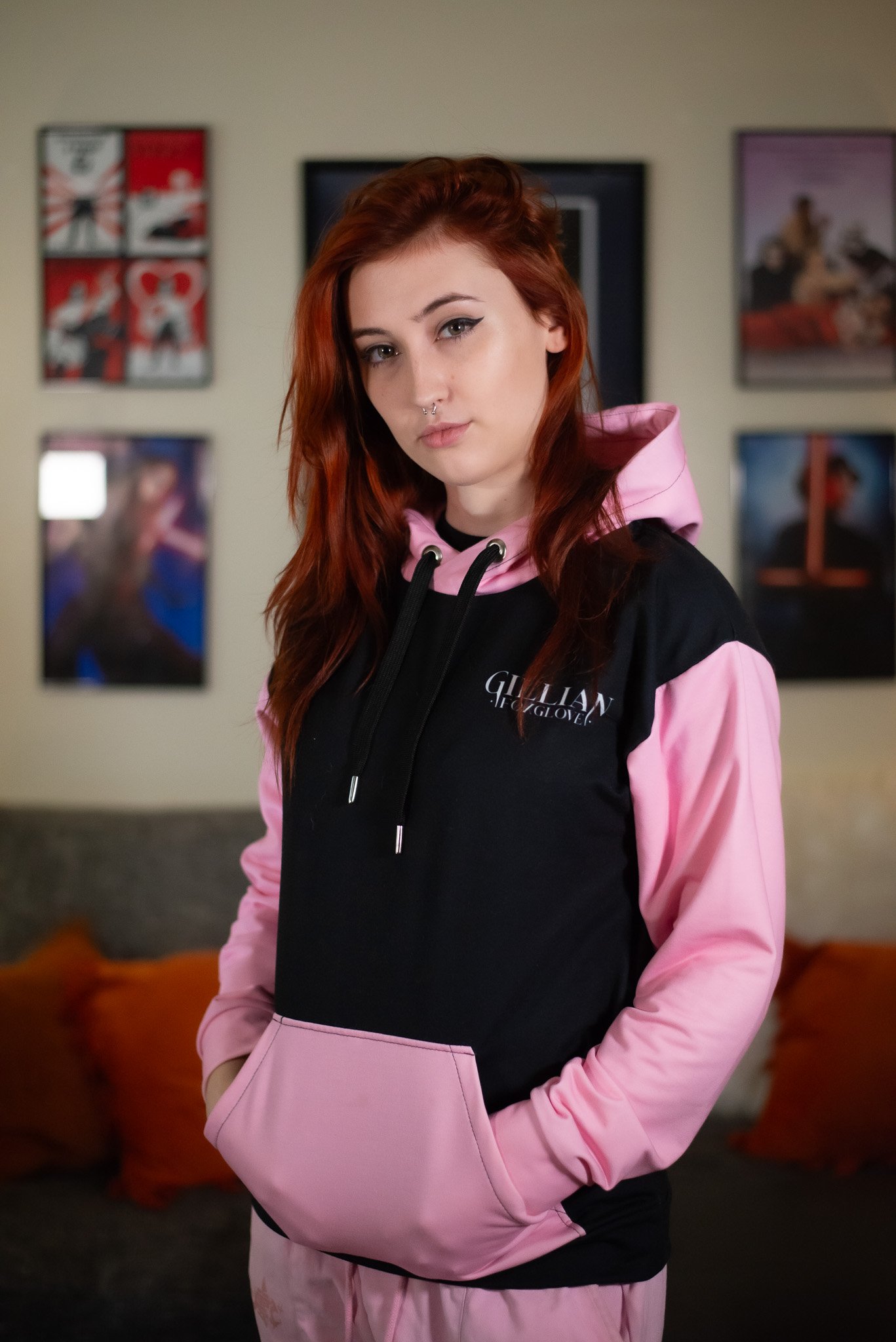 Gillian Foxglove Knight and the Fox Hoodie (Pink) product image (1)