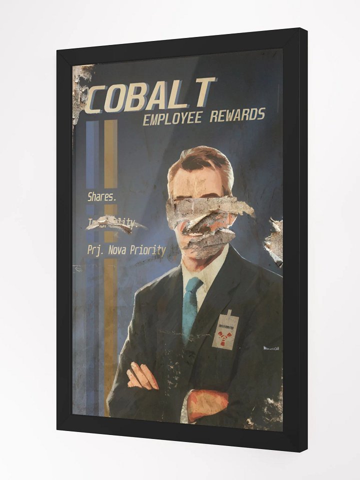 Cobalt Employee Rewards Framed Poster product image (2)