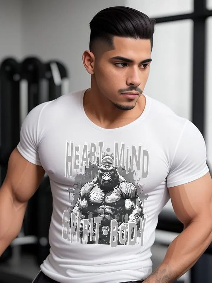 Takes Heart Mind Spirit Body Fitness Workout Gym Trainer T-Shirt product image (1)