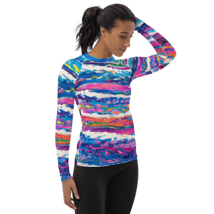 COLOR FLOW Women's Rash Guard product image (8)