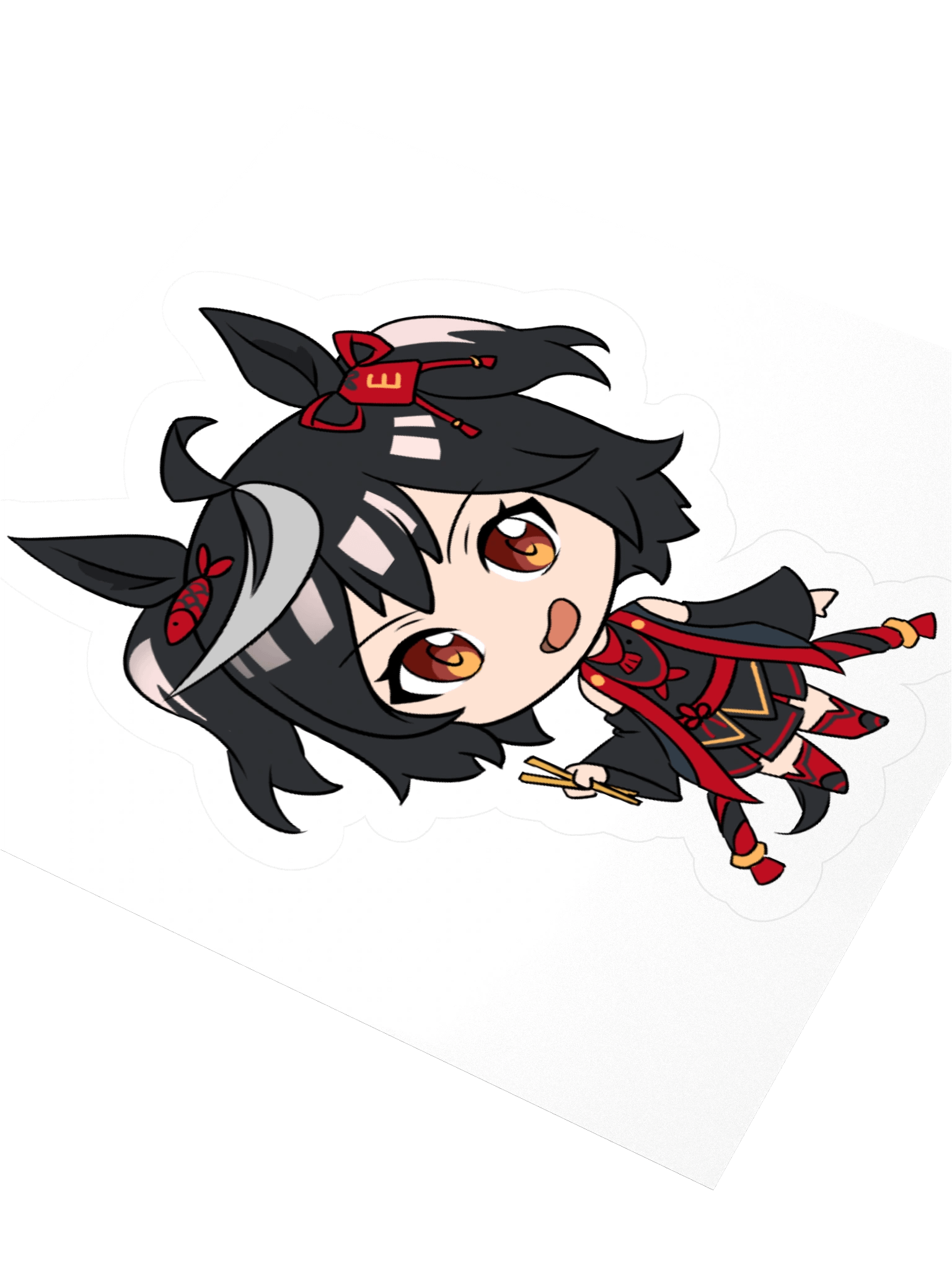 Kitasan Black x ChopsticksChan Sticker product image (3)