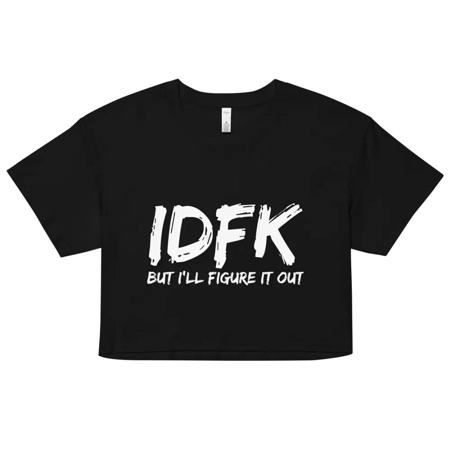 IDFK Black & White Premium Crop Top product image (9)