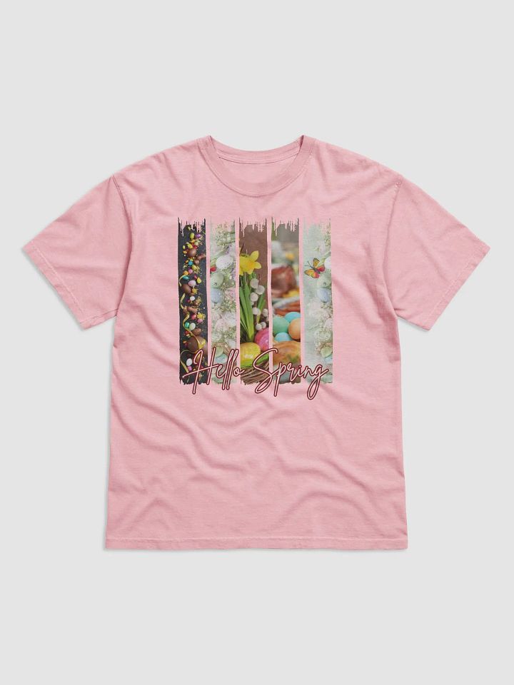 Hello Spring Brush Stroke Style Comfort Colors T-shirt product image (2)