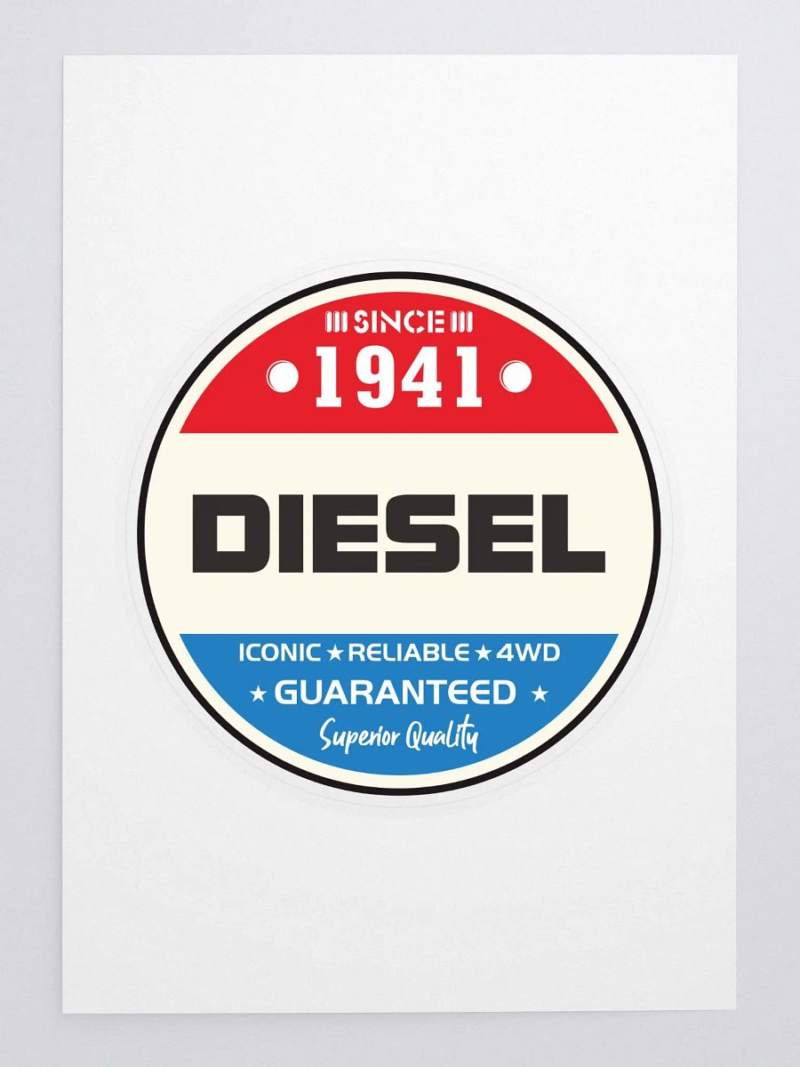 Vintage Diesel Logo Sticker Sheet product image (3)