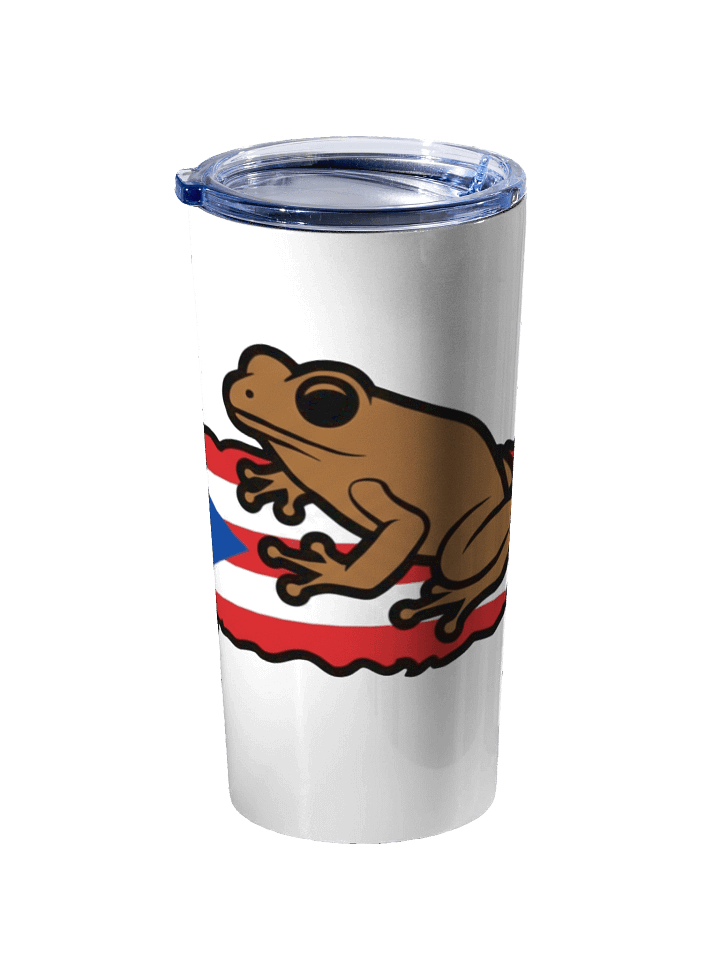 Puerto Rican Flag & Coqui 20oz Stainless Steel Tumbler product image (2)