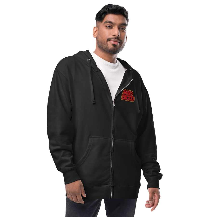 Zip Up Hoodie Stitched Logo product image (10)