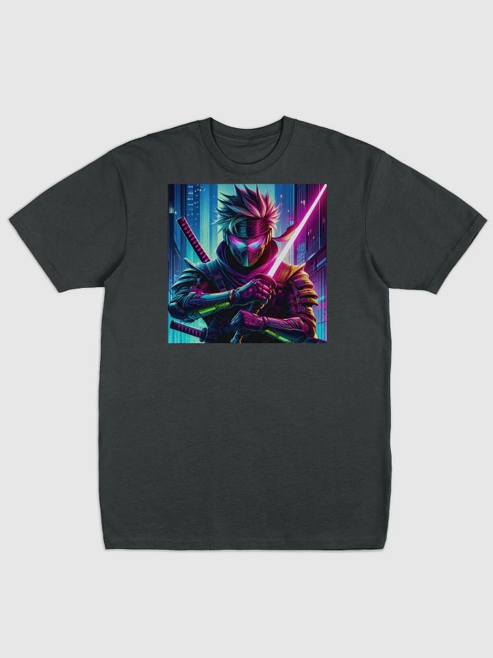 Neon Cyber Ninja Premium Heavyweight Tee product image (1)