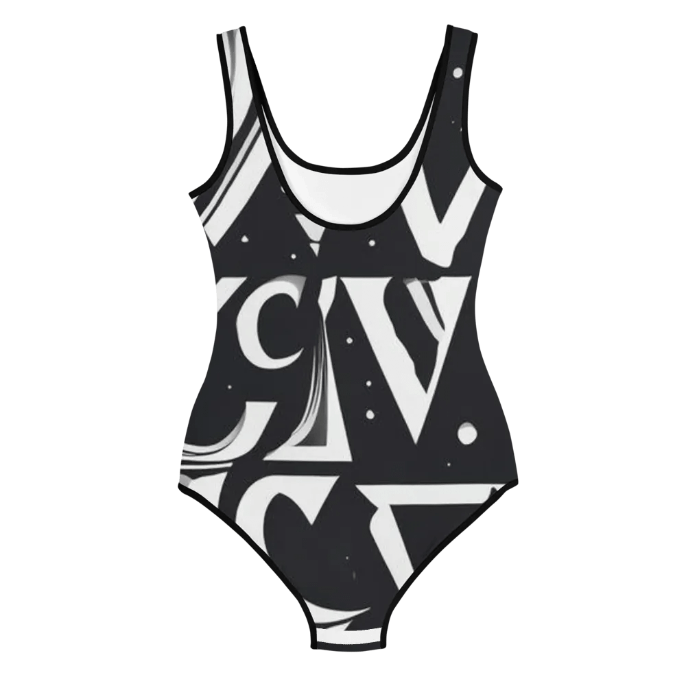 Vibrant Vortex Youth Swimsuit product image (3)