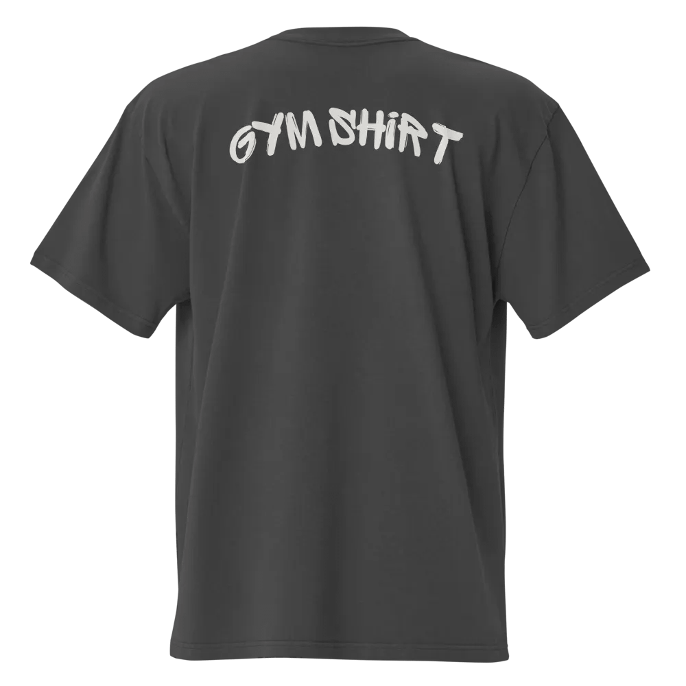 "Gym Shirt" Oversized Faded T-Shirt product image (3)