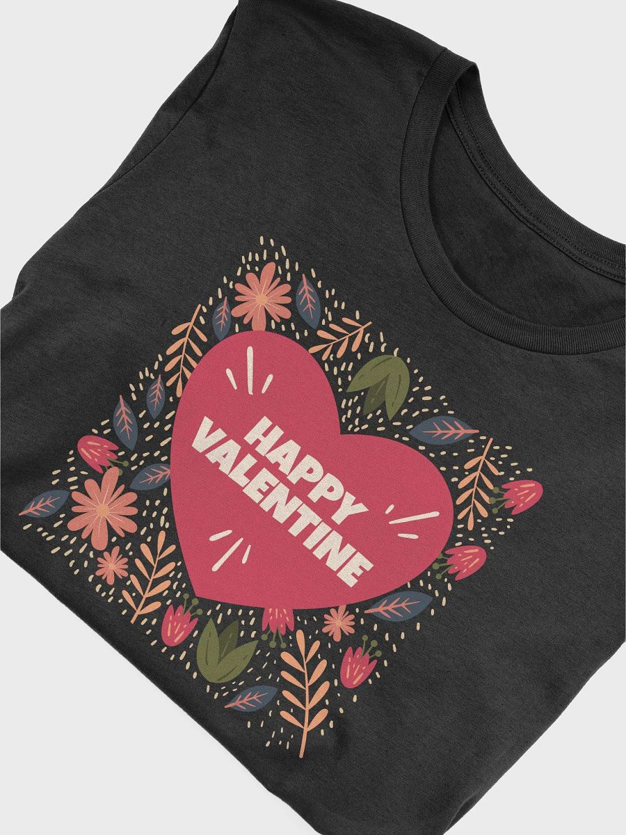 Valentine's Floral Heart T-Shirt product image (49)
