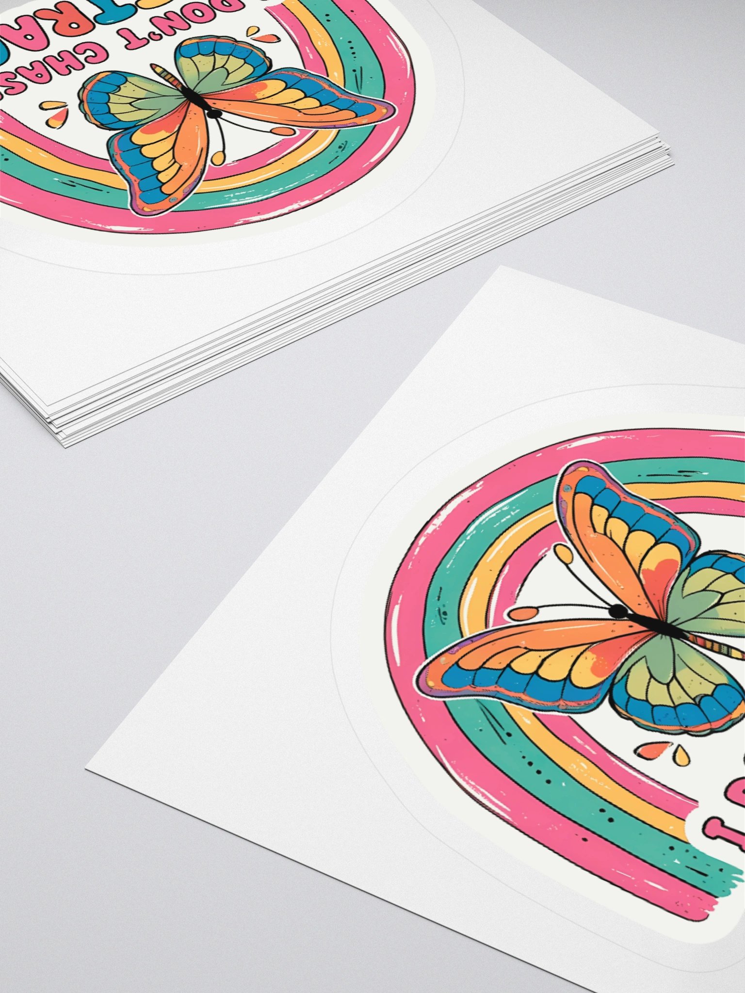 Vibrant Butterfly Attraction Stickers product image (10)