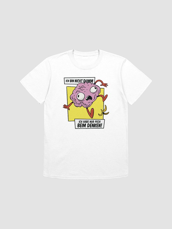 Unlucky Thinker Cartoon Brain T-Shirt product image (1)