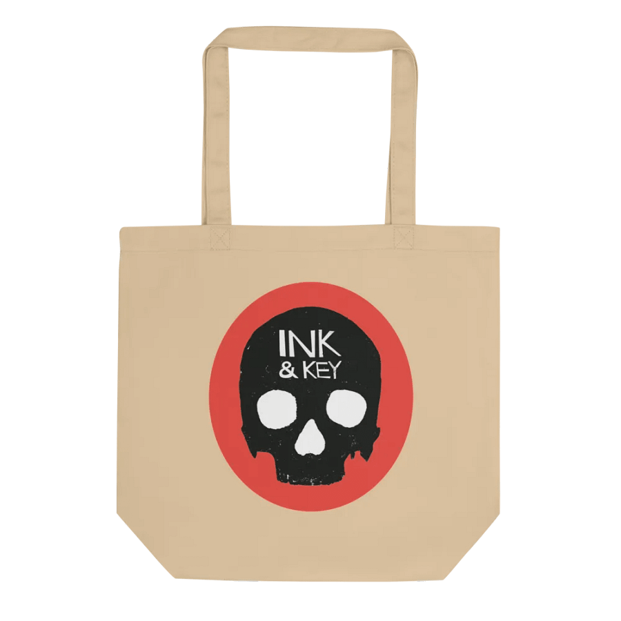 Ink & Key Skull Eco Tote product image (1)