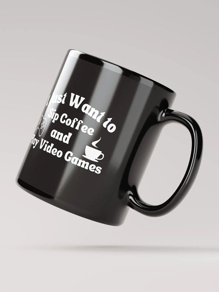 Coffee and Video Games Coffee Mug (Black) product image (4)